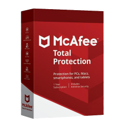 McAfee Total Protection | 10 Dispositivos | 1 Ano | GLOBAL