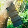Power Bank Bateria Solar Externa Universal10.000 mAh com 4 Painéis Solares  Preto