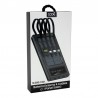 Bateria Externa Universal Power Bank 10.000 mAh + Painel Solar  (4 Conexões ) Preto