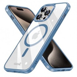 Capa Magnética iphone rebordo Azul Celeste