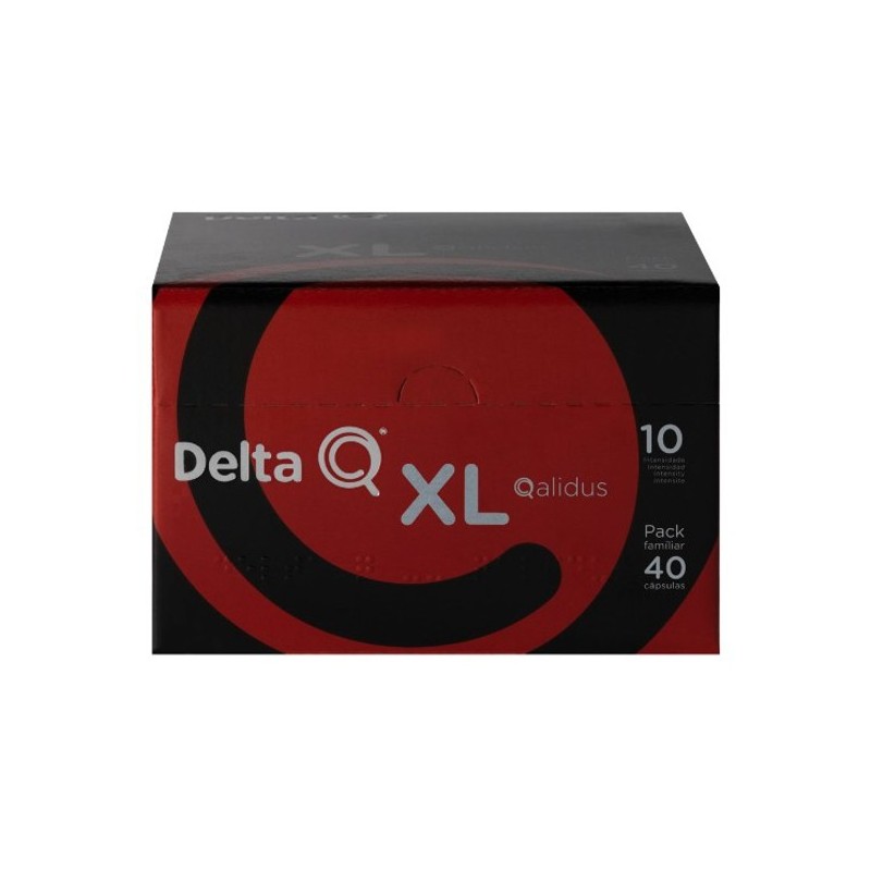 Caixa café Delta Q XL Nº 10 Qalidus 40 cápsulas Caixa café Delta Q XL Nº 10 Qalidus 40 cápsulas