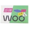 CARTÃO SIM WOO 15GB + 500 MIN POR 1 MÊS